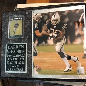 Darren McFadden NFL (Raiders) plaque